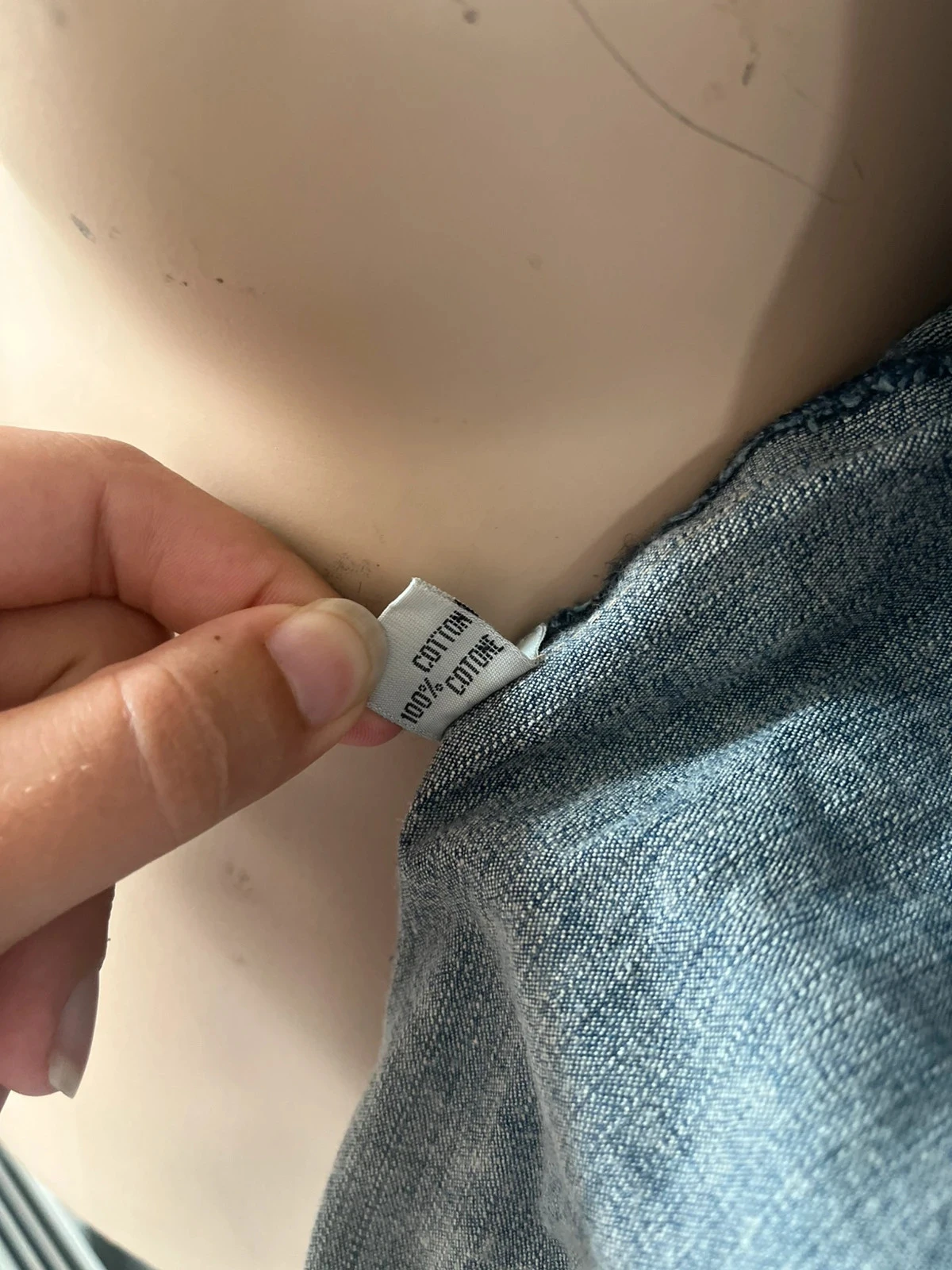 Veste en jean brodée – Taille 42 – photo 6